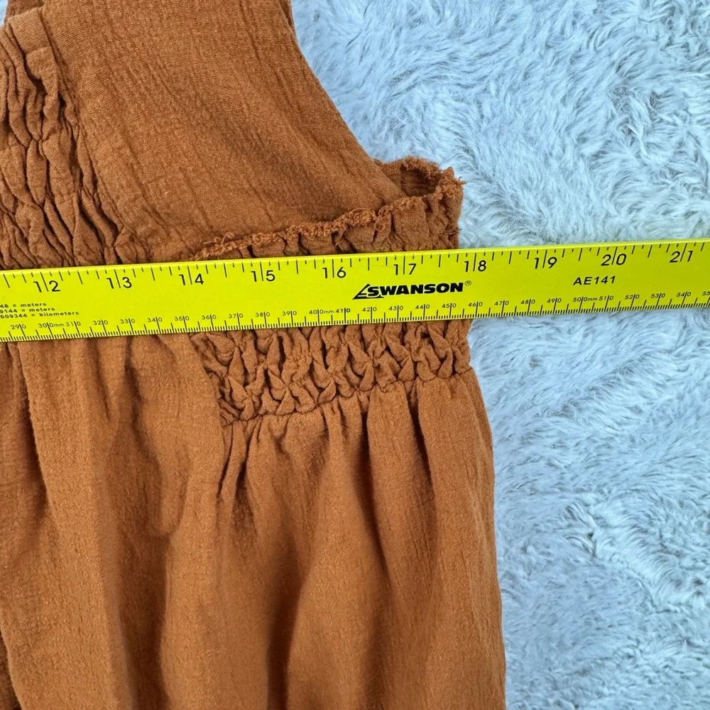 Free People Rust Brown Midi Dress - Picture 13 of 16